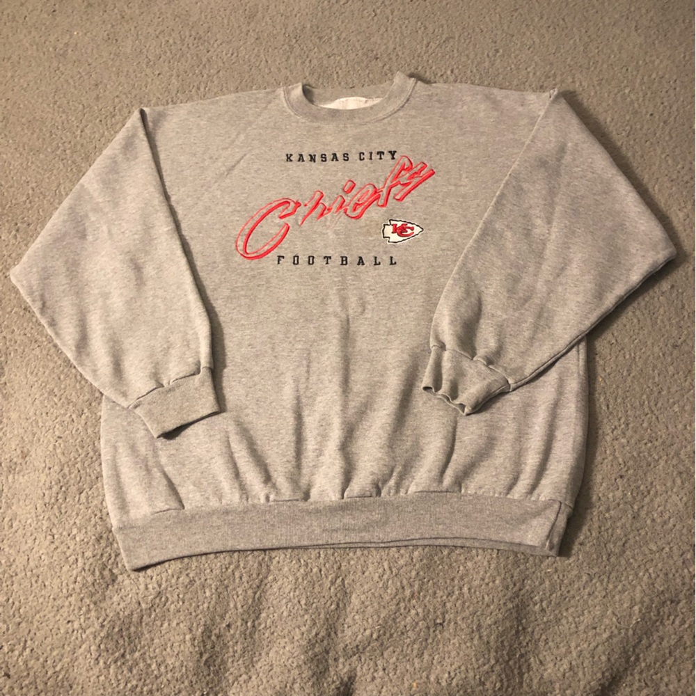 🔥Kansas City Chiefs Gray Sweatshirt